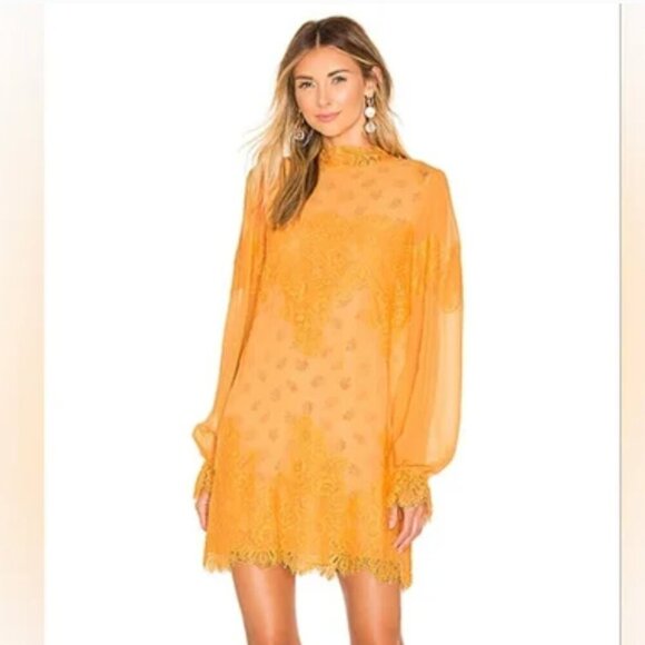 We Are Hah Dresses & Skirts - We Are HAH Queen 4 A Day Dress in Mango